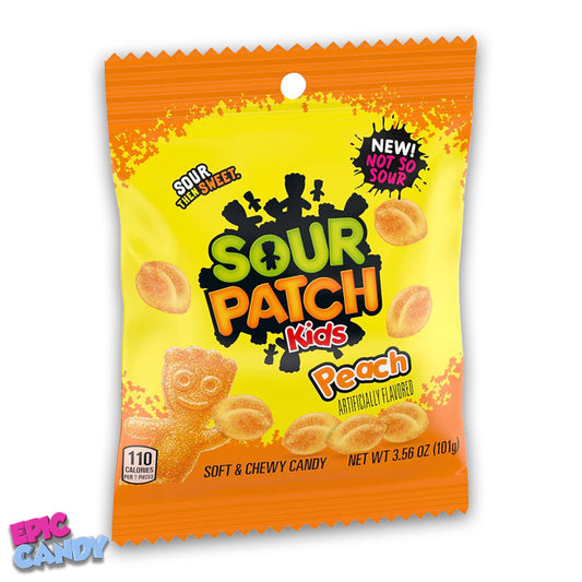 Peach Sour patch kids soft & chewy candy 101g