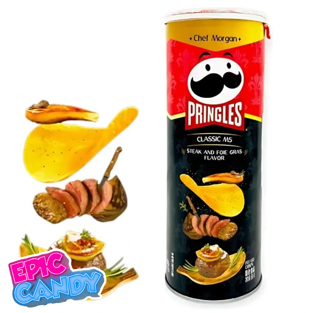 Pringles Classic M5 - Steak and Foie Gras Flavors (Chinese Edition) 80g