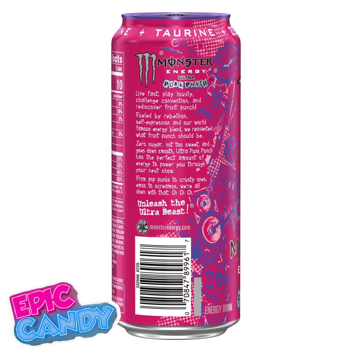 Monster Energy Ultra Punk Punch — 473 ml
