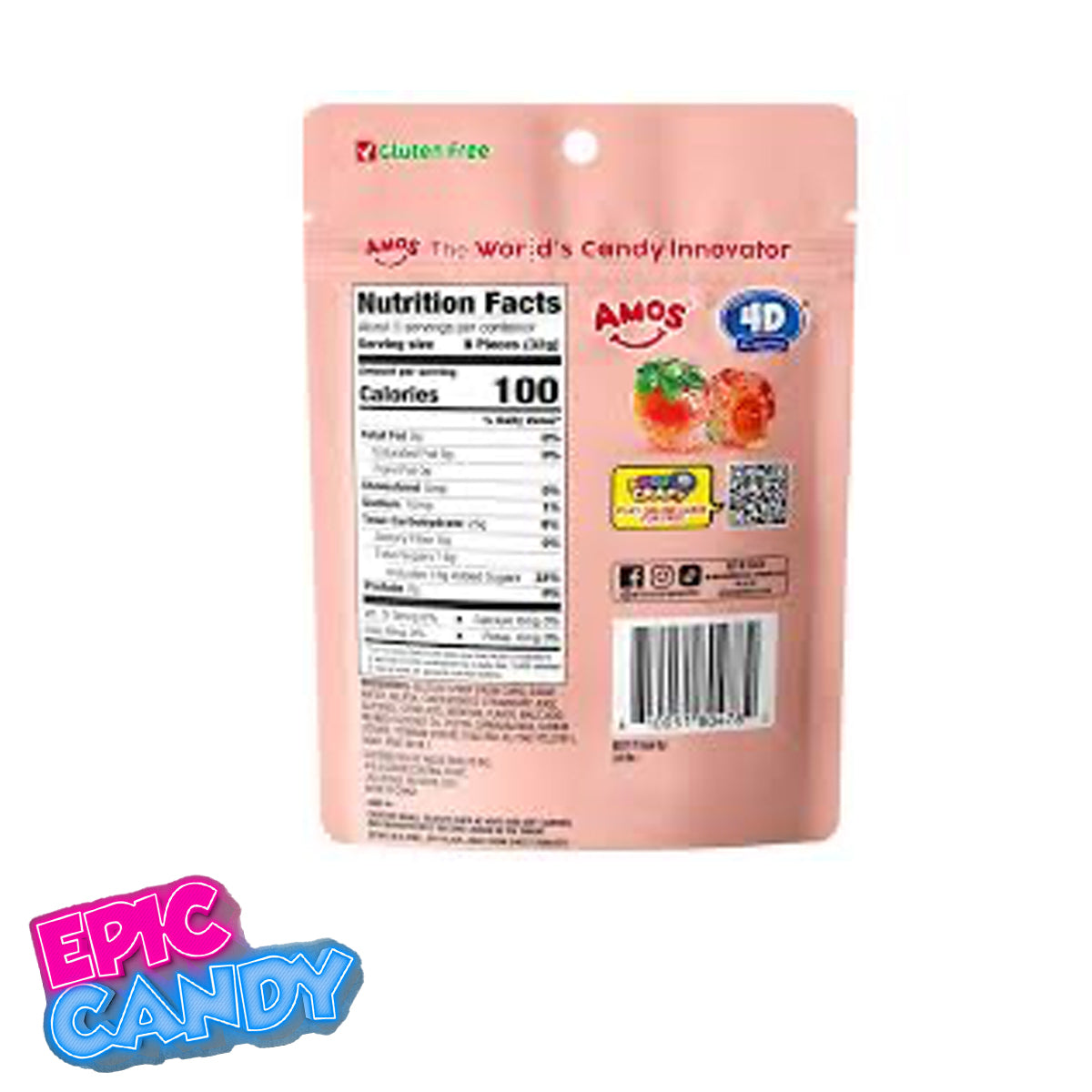 4D Fruit Gummy Strawberry Burst