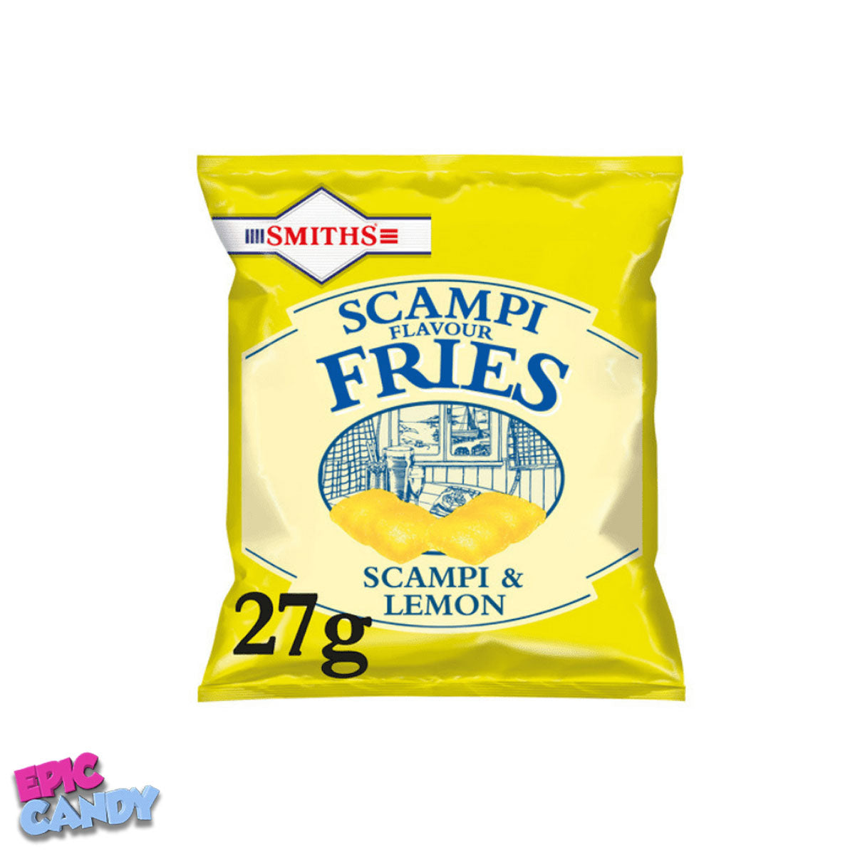 Scampi Fries 27g – Crispy, Seafood-Flavored Snack
