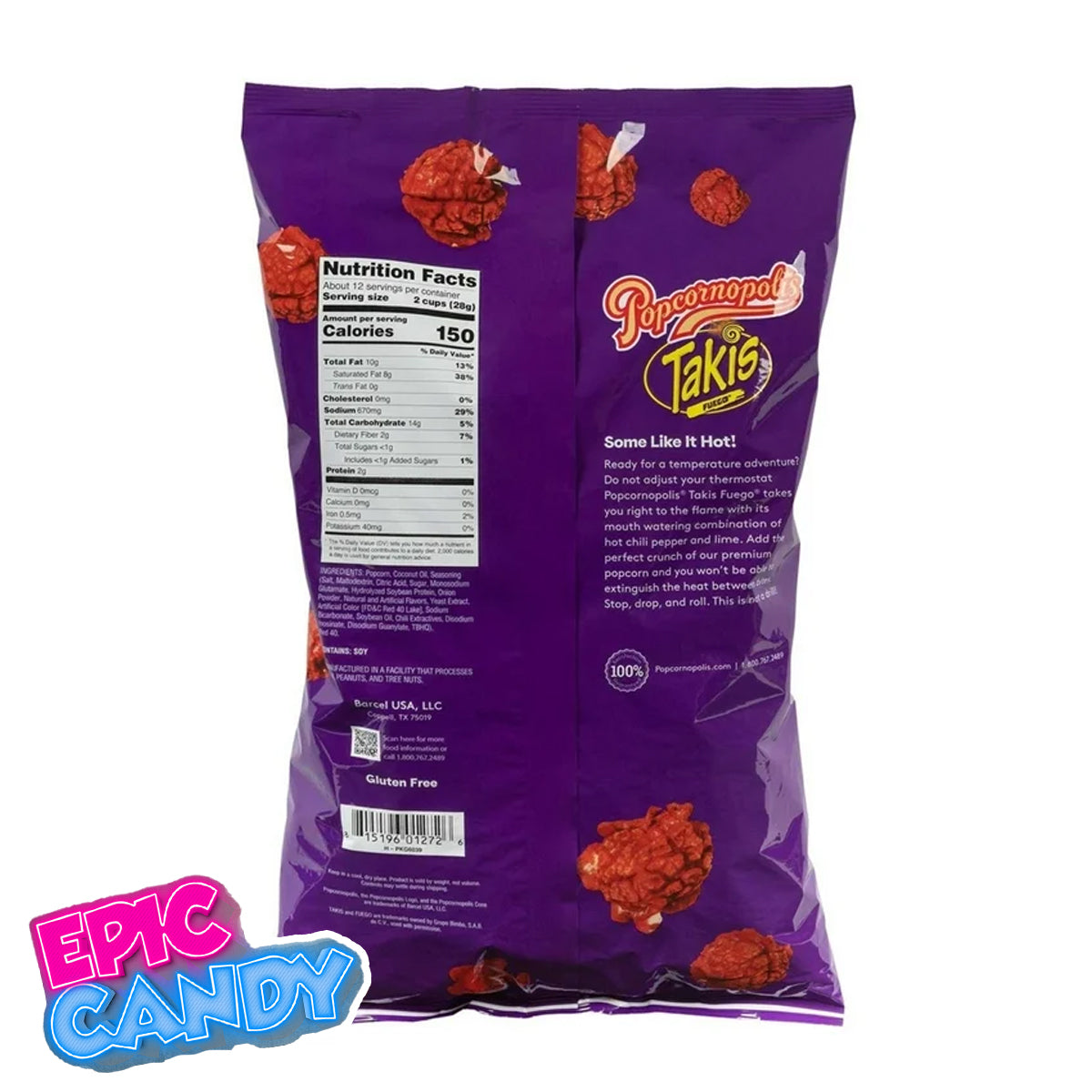 Popcornopolis Takis Fuego – 170 g | Spicy Chili & Lime Gourmet Popcorn