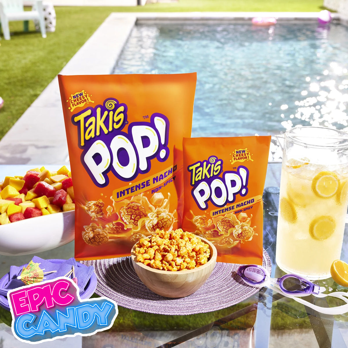 Popcornopolis Takis Intense Nacho – 170 g | Cheesy Nacho Flavoured Gourmet Popcorn