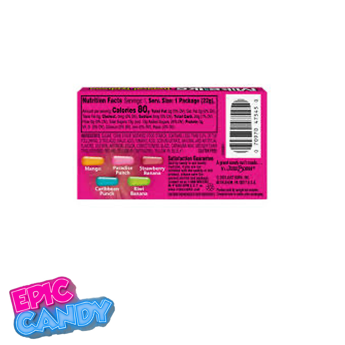 Mike and Ike Tropical Typhoon 22g | Fruity Chewy Candy on the Go