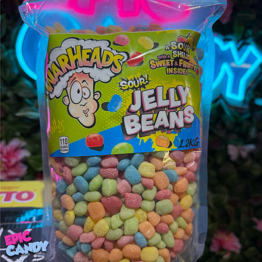 Warhead Jelly Beans 1.2kg Mega Bag