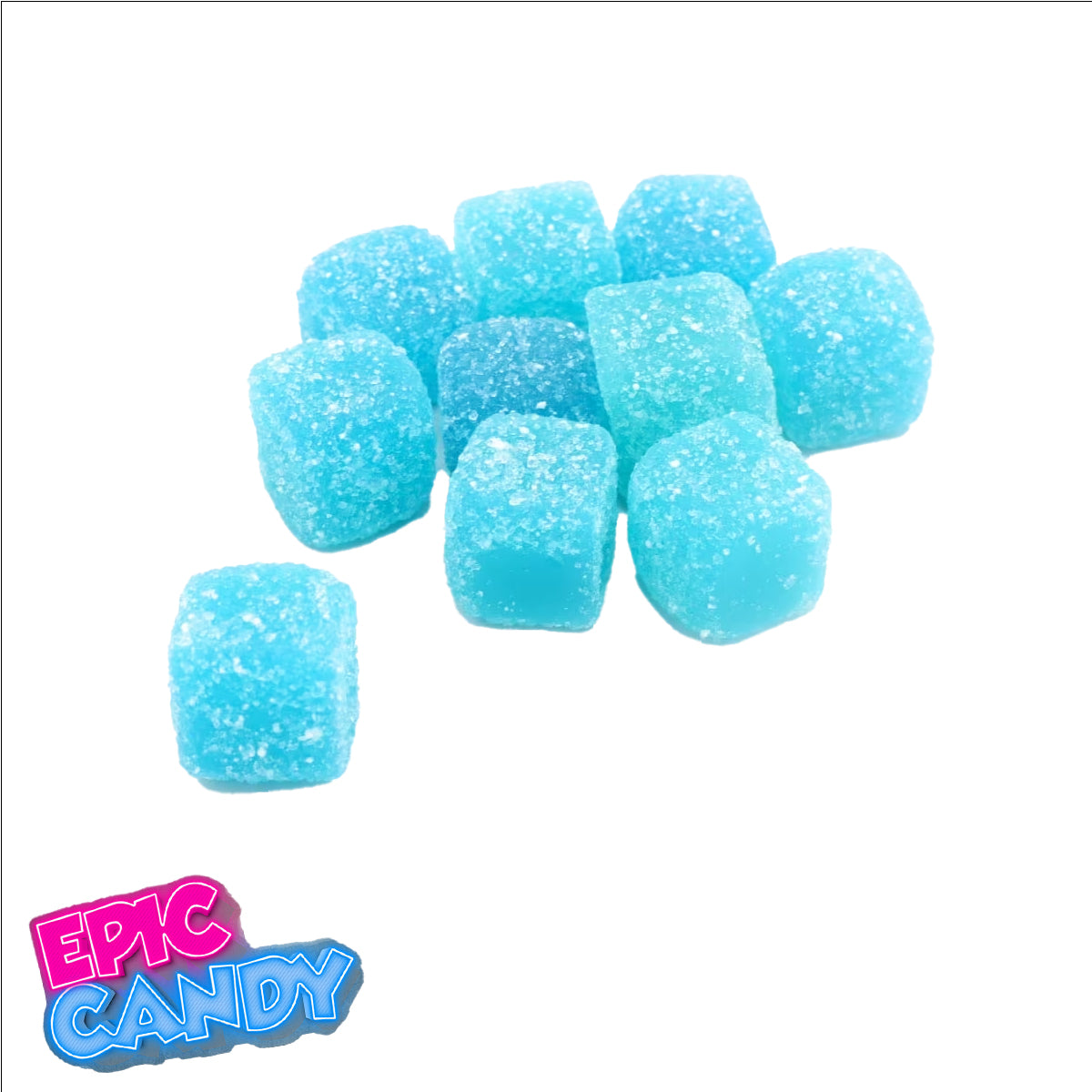 Warheads Cubes — Sour Fruity Blue Raspberry (Theatre Box, 85g)