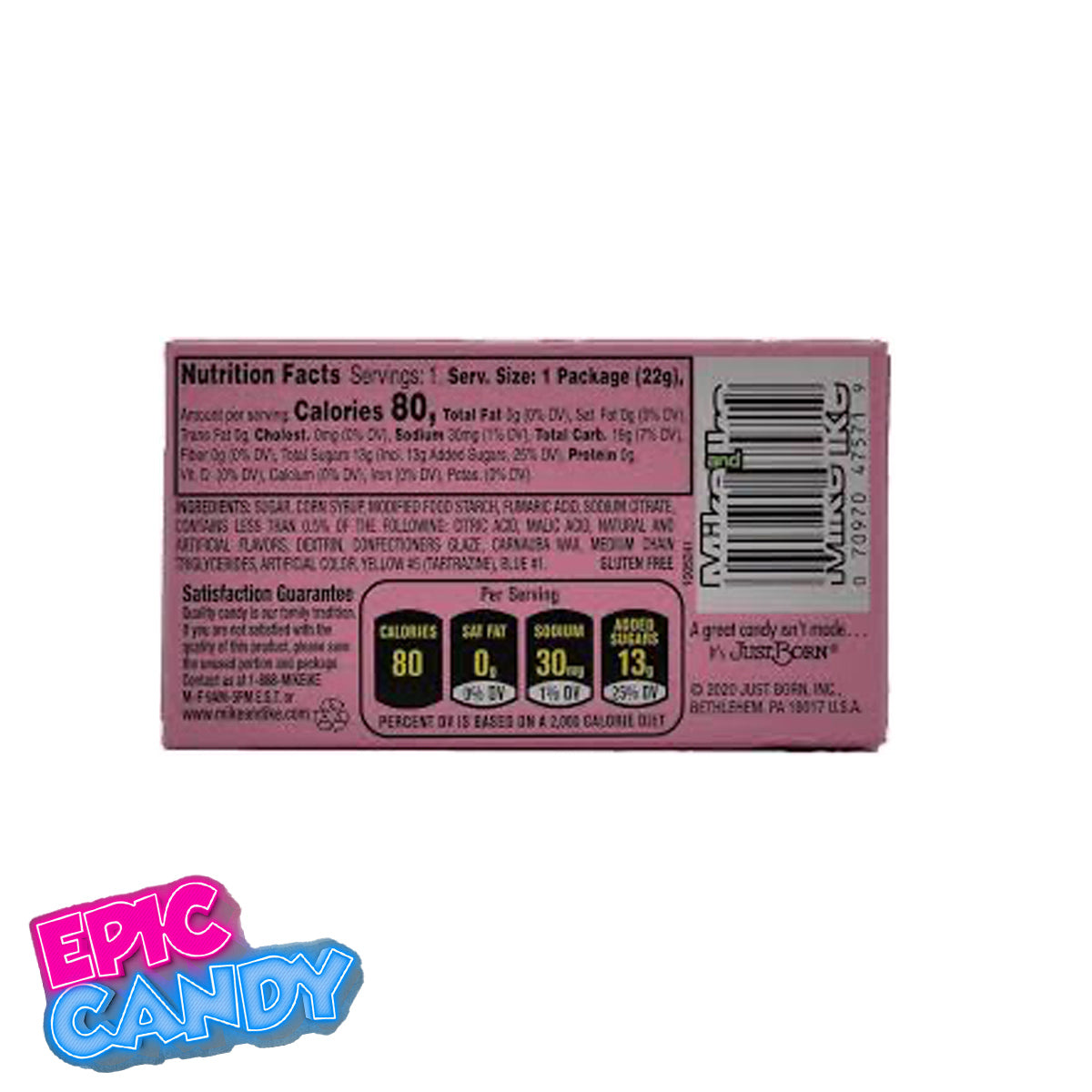 Mike and Ike Sour Watermelon 22g – Tangy and Sweet Watermelon Delight!
