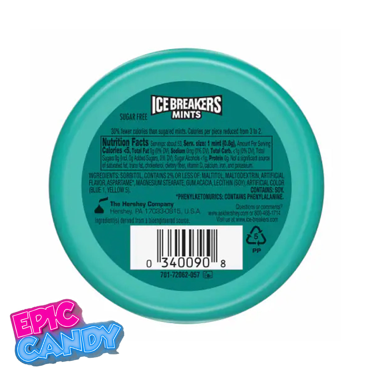 Ice Breakers Mints – Wintergreen 42 g | Sugar-Free Breath Mints