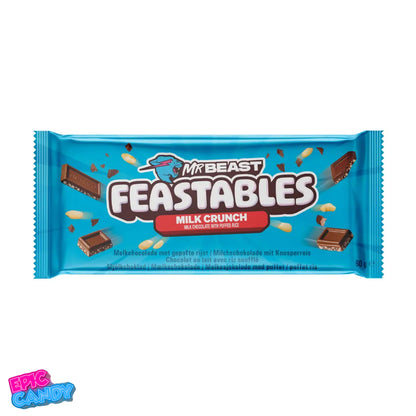 MrBeast Feastables Milk Crunch Chocolate Bar 60g