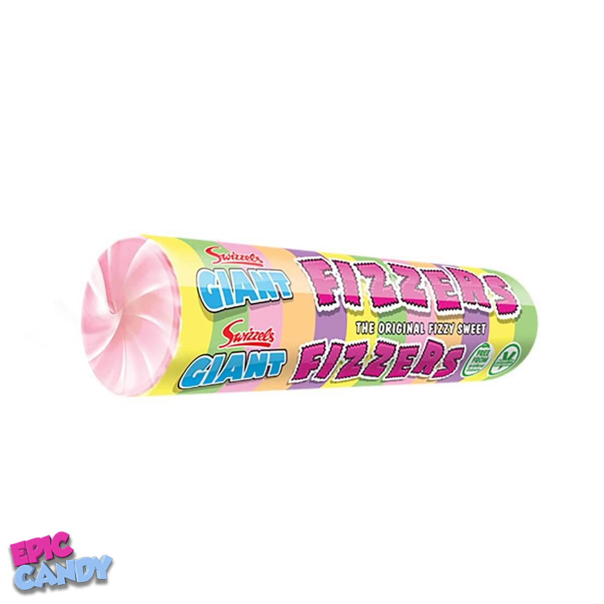 Swizzels Giant Fizzers Rolls – 40g | Tangy, Fizzing Candy Rolls for Sweet & Sour Fun