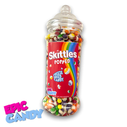 Freeze Dried Skittles 1KG (Approx) – Massive Jar of Freeze Dried Candy!