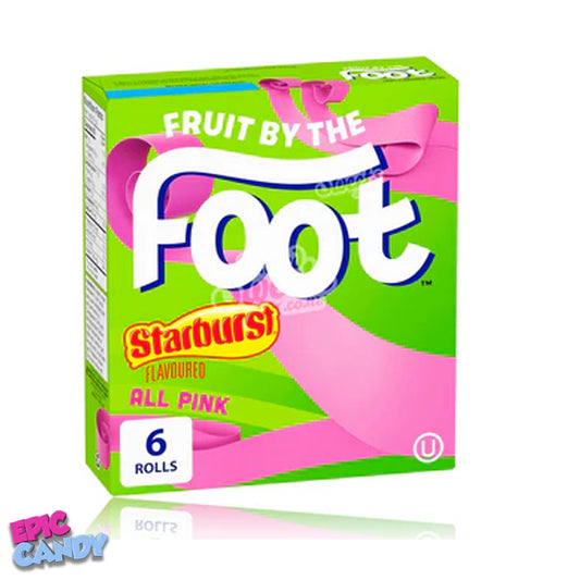 Fruit Roll-Ups Fruit by the Foot Starburst All Pink 128g | Delicious Pink Strawberry Flavor