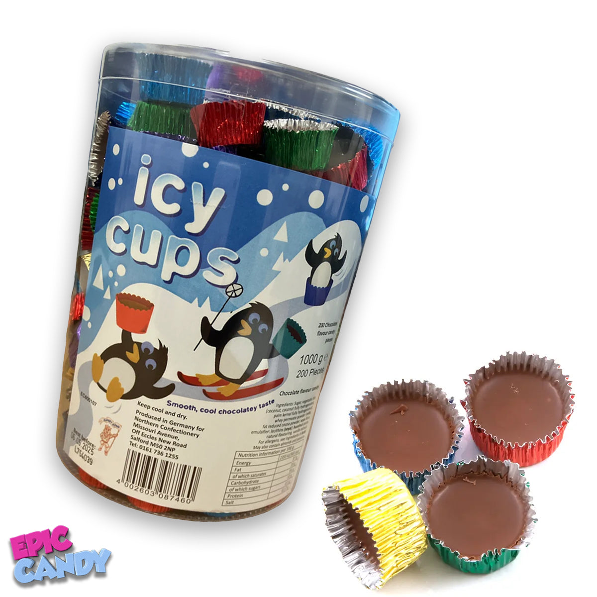 Epic Icy Cups Chocolate (200 Approx)