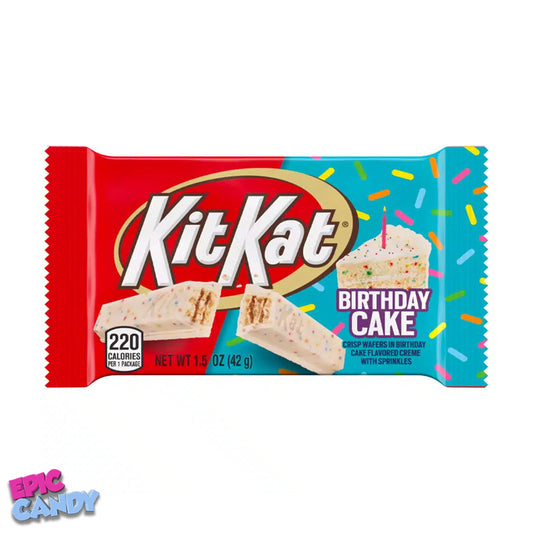 Kit Kat Birthday Cake – 42g | Crunchy Wafers with Creamy Birthday Cake Flavor
