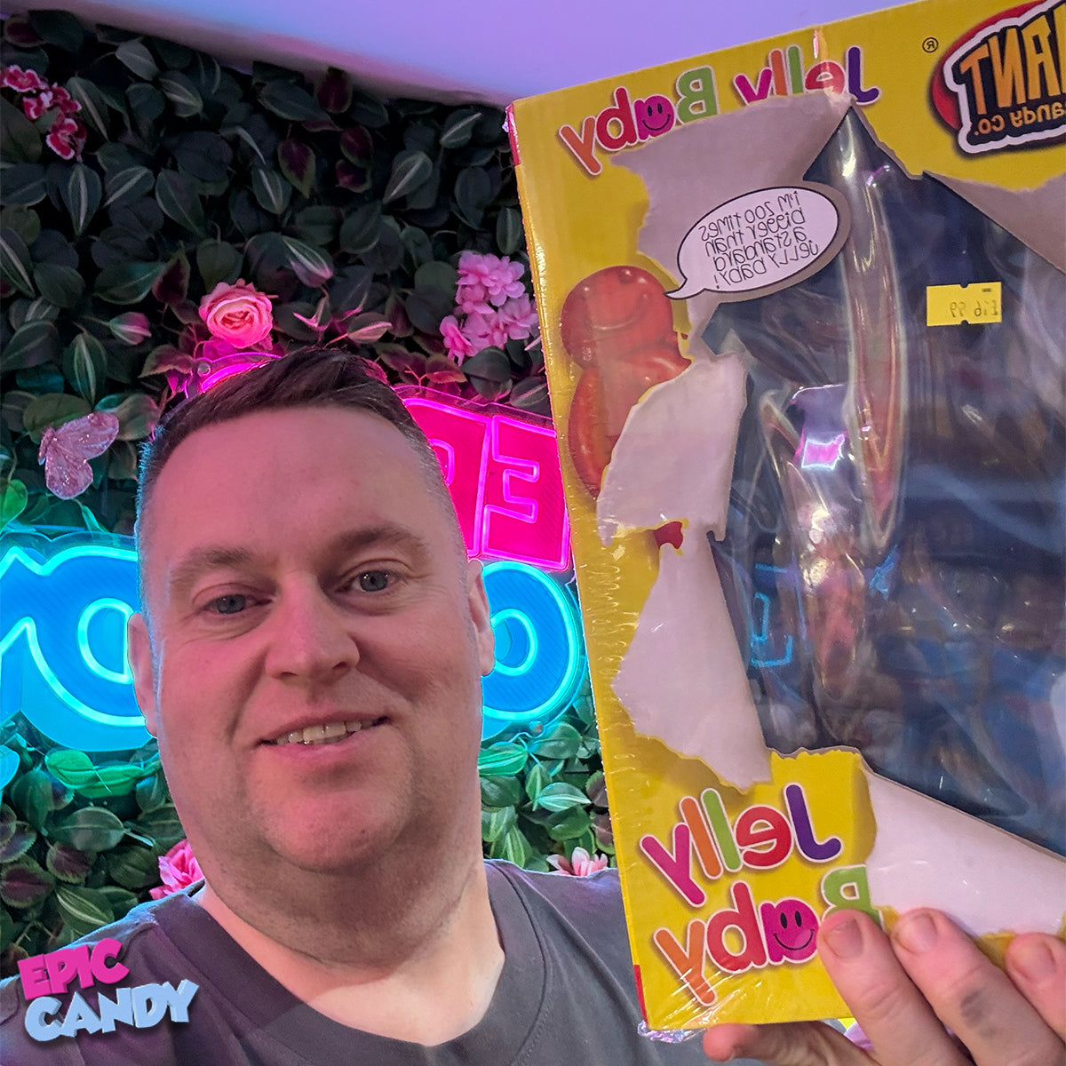 Giant Jelly Baby Gift Box – 800g | Soft, Chewy, and Colorful Gummy Treats