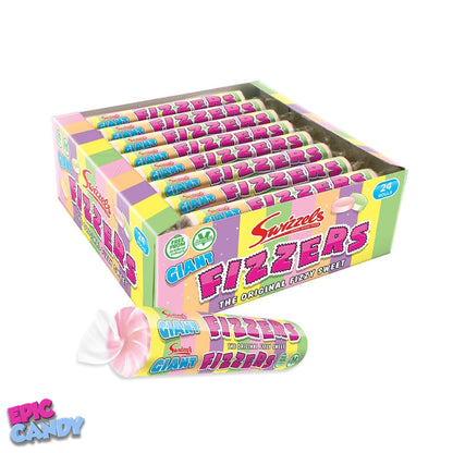 Swizzels Giant Fizzers Rolls – 40g | Tangy, Fizzing Candy Rolls for Sweet & Sour Fun