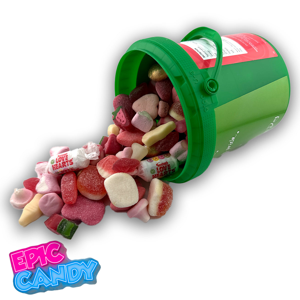 Valentines Themed Pick N Mix Sweet Bucket 800 g "you're a prick but you're my prick".