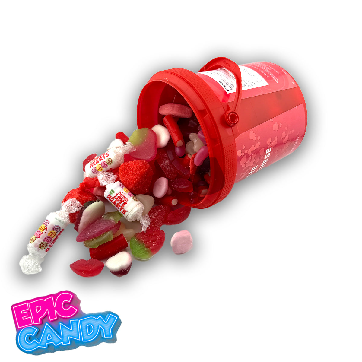 Valentines Themed Pick N Mix Sweet Bucket 800 g "if you taste as good as these".