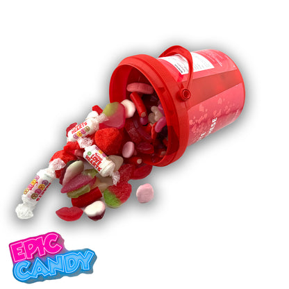 Valentines Themed Pick N Mix Sweet Bucket 800 g "if you taste as good as these".