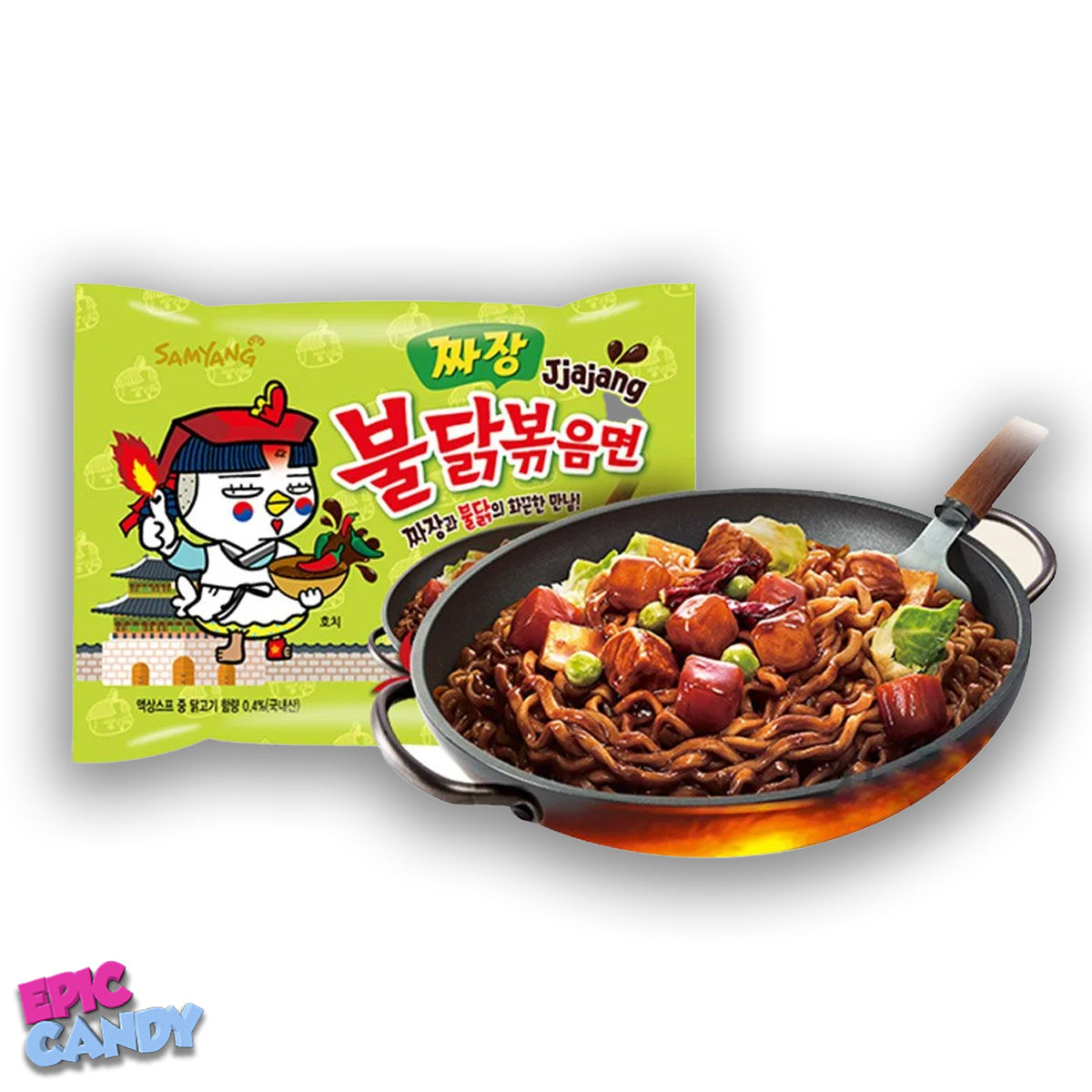 (Korean Black Bean Sauce) Jjajang Hot Chicken Flavour Ramen 135g