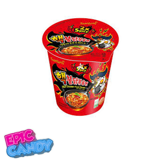 Samyang Hot Chicken Ramen — 2X Spicy (70g Cup)