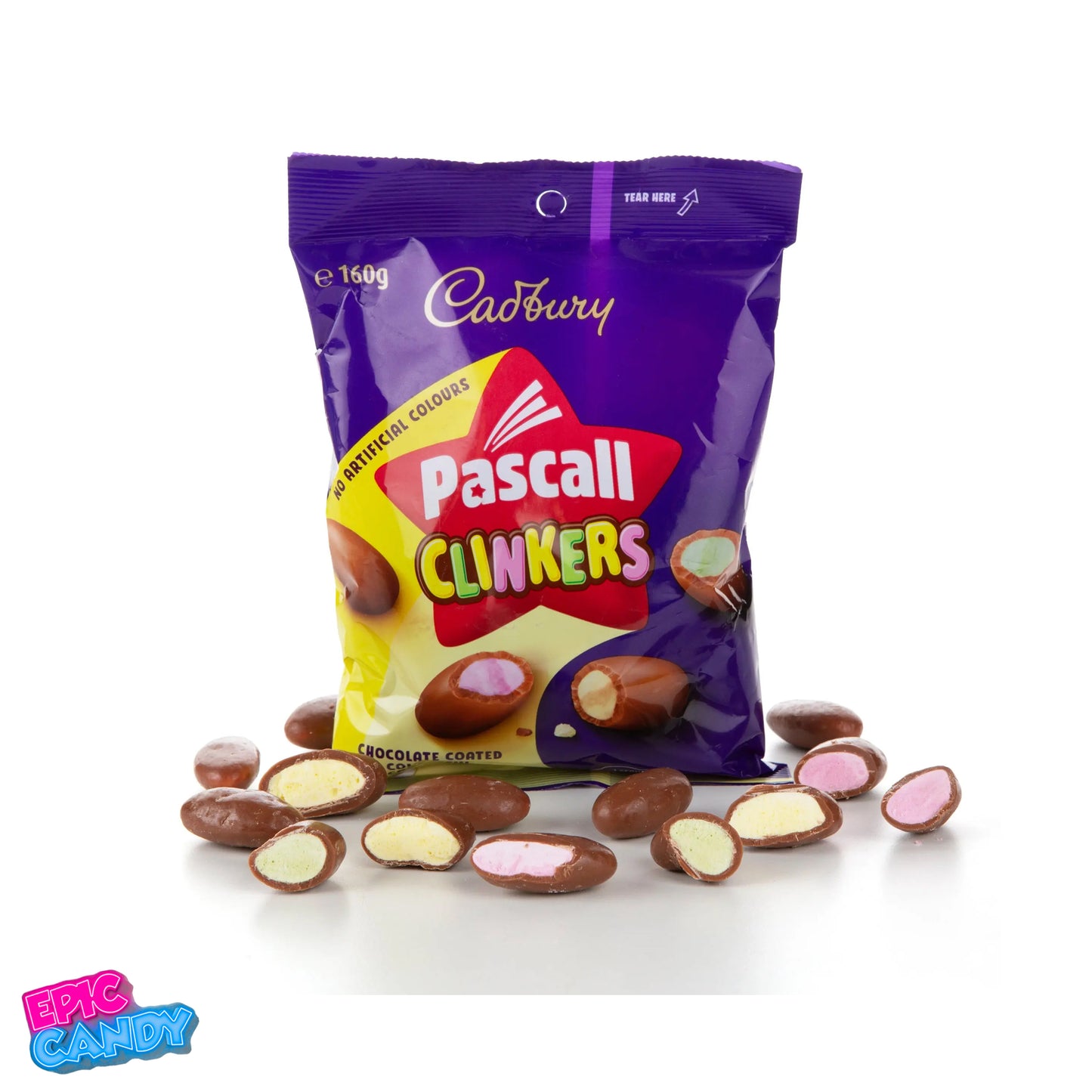 Cadbury Pascall Clinkers Candy Bag 160g