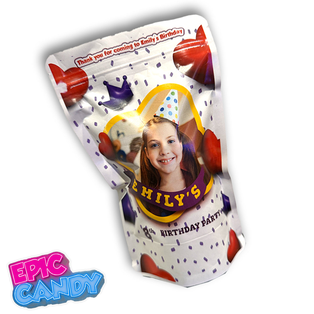 Custom Branded Sweets - Birthdays, Parties, Weddings, Corporate events 300g pick n mix bag (10 per order)