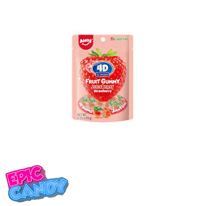 4D Fruit Gummy Strawberry Burst