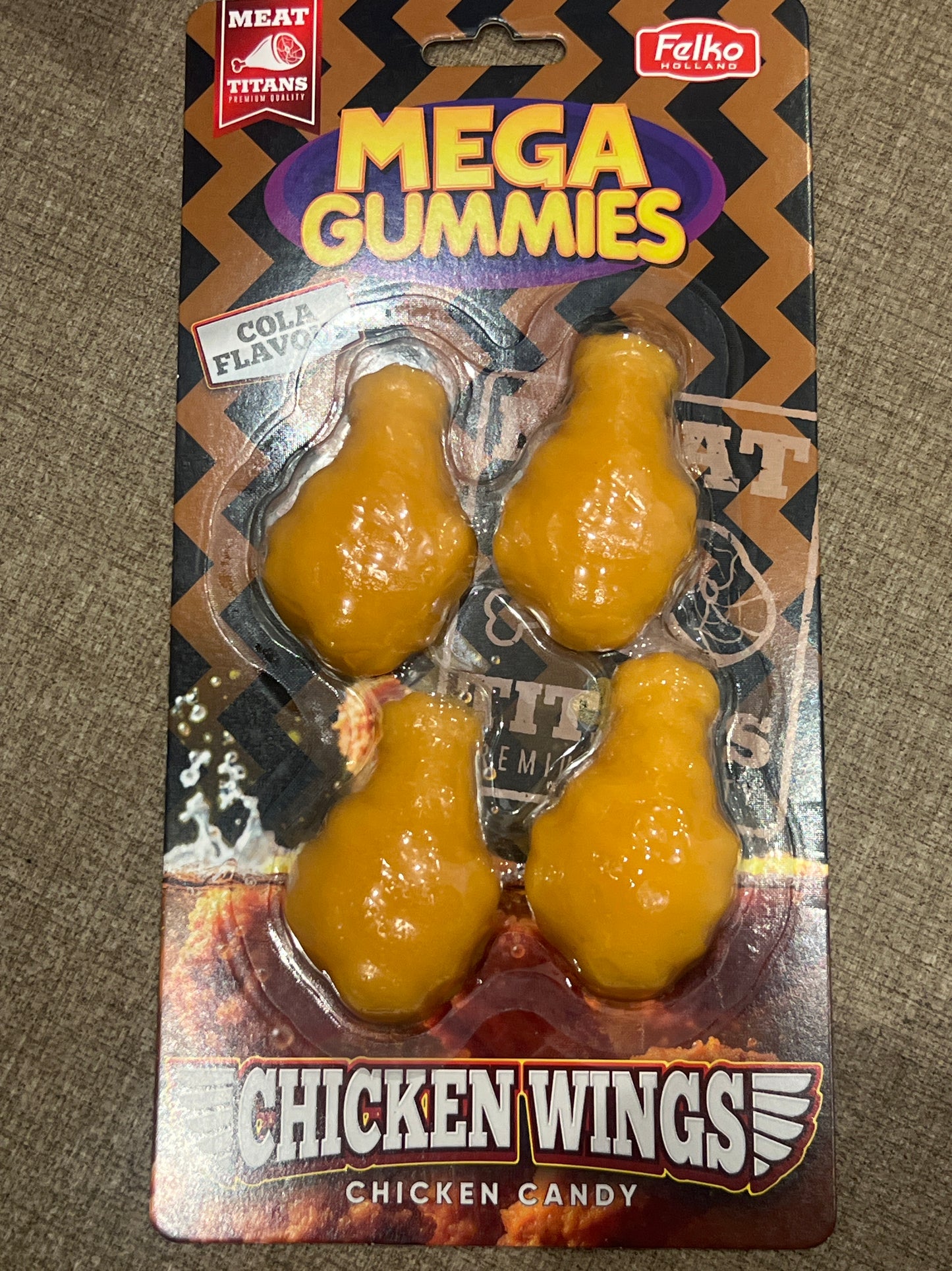 Mega gummies chicken wings