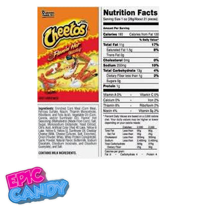 Cheetos Flamin' Hot Crunchy — 226.8 g
