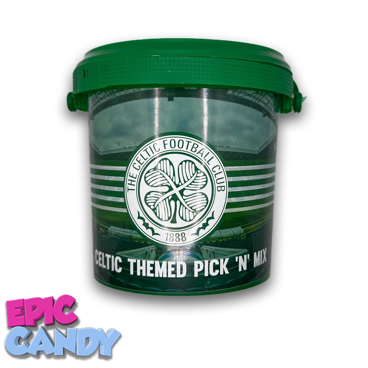 Celtic Themed Football Sweet Tub – 700g | Delicious Assorted Sweets for Hoops Fans