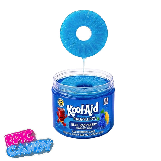 Kool Aid Pineapple Juice Pot Blue Raspberry Glass Jar Single Jar (1x300ml)