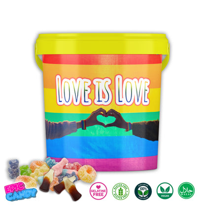 Love Is Love Sweet Tub 800g — Vegan, Halal, Gelatine‑Free