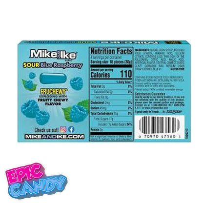Mike and Ike Sour Blue Raspberry — 120 g