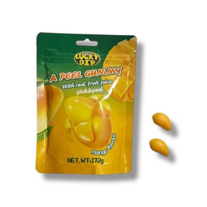 A Peel Gummy Mango Lucky Dip – 170g | Fun Mystery Gummy Candy Bag