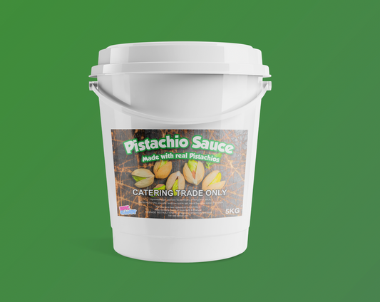 Premium Pistachio Sauce – 5kg Catering Trade Pack – Perfect for Dubai Chocolate & Kanafeh Desserts
