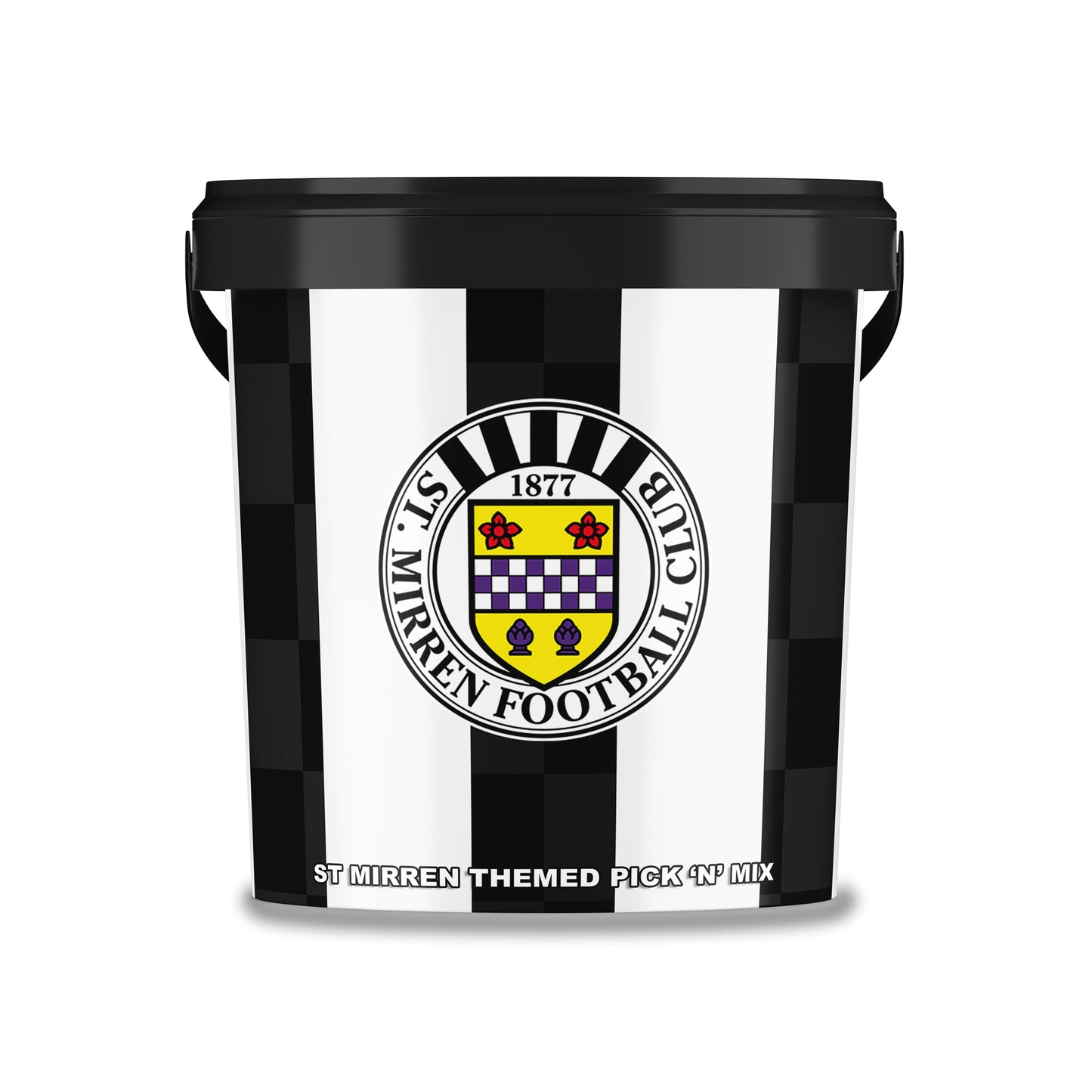 St Mirren FC Themed Football Sweet Tub – 700g | Delicious Assorted Sweets for Buddies Fans