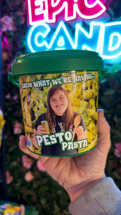 Naomi Watson Pesto Pasta Themed Pick n Mix tub 800g