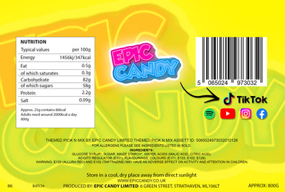 Love Is Love Sweet Tub 800g — Vegan, Halal, Gelatine‑Free