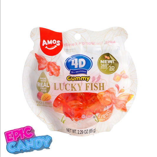 AMOS 4D Lucky Fish Gummies — 112g