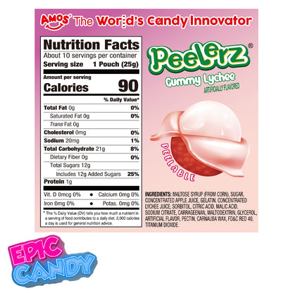 Peelrz Gummy — Lychee (170g)