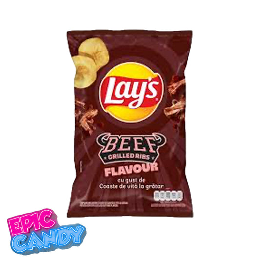 Beef Grilled Ribs Flavour Potato Chips (130g)