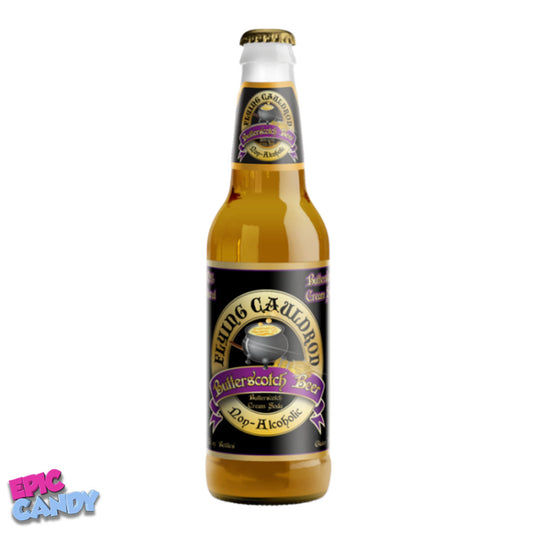 Flying Cauldron Butterscotch Beer Non-Alcoholic 330ml - Sweet & Creamy Butterscotch Drink