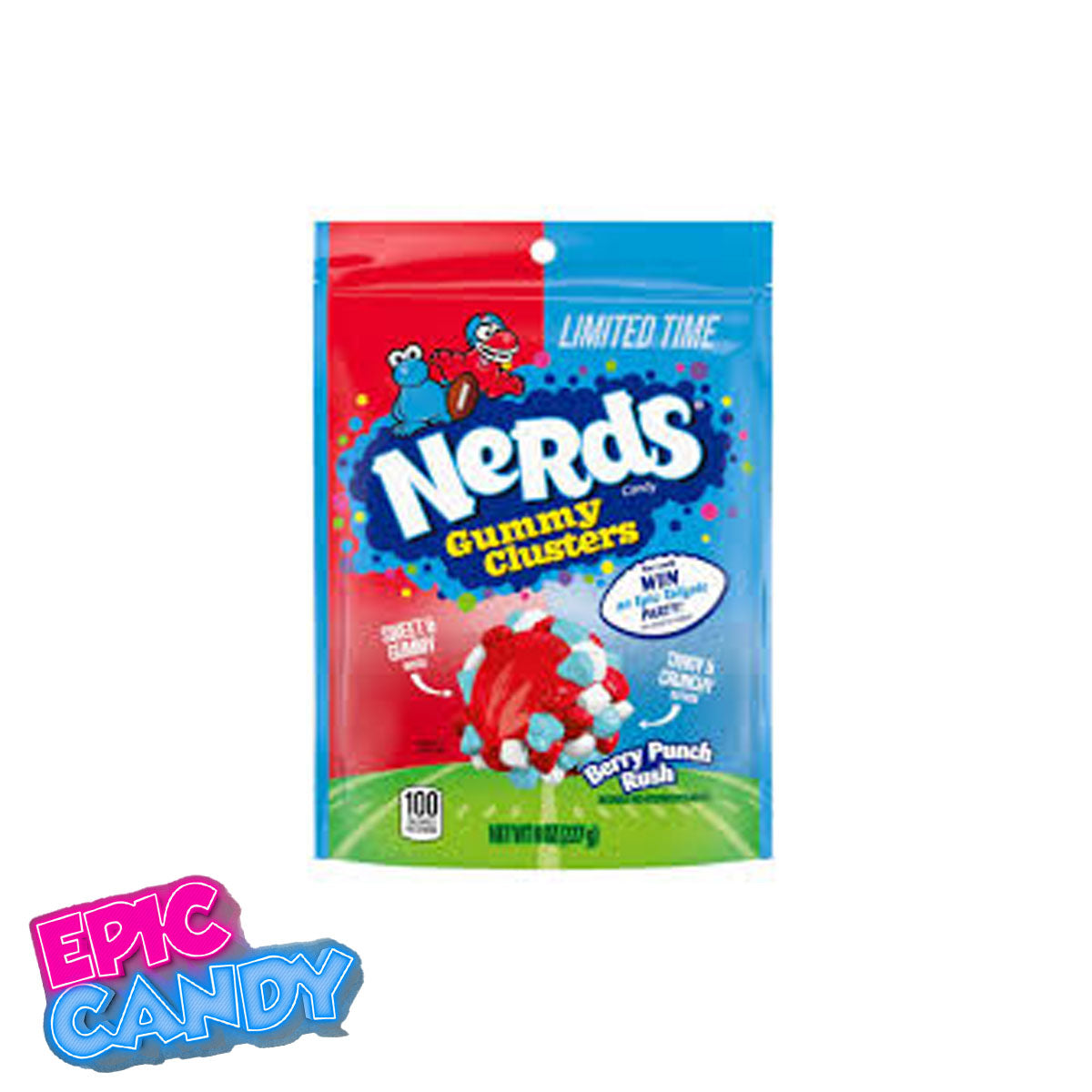 Nerds Gummy Clusters — Berry Punch Rush — 227 g