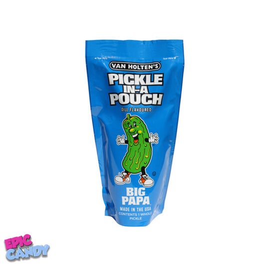 Pickle in a Pouch - Big Papa - Dill Flavoured 306g – Tangy, Crunchy Snack