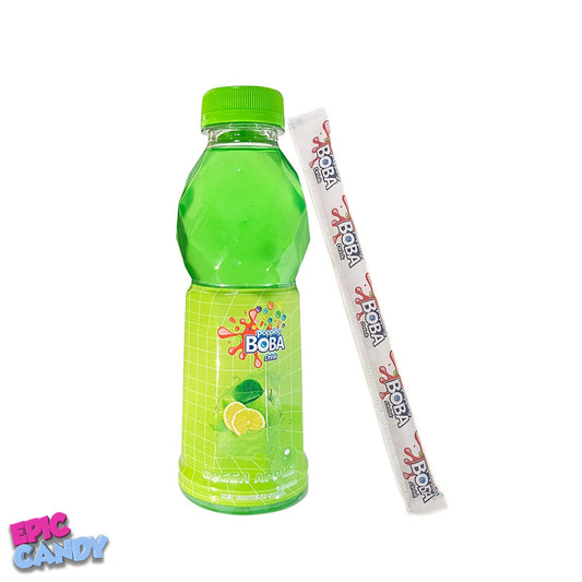 500ml Green Apple Popping Boba Drink: A Crisp & Refreshing Hawaiian Treat