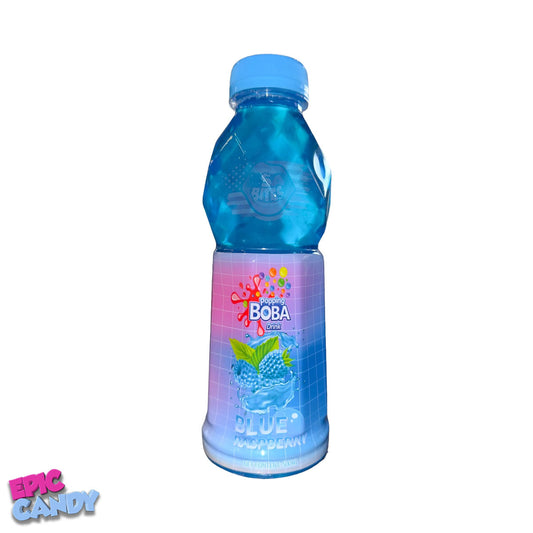 500ml Blue Raspberry Popping Boba Drink: A Bold & Refreshing Hawaiian Flavor