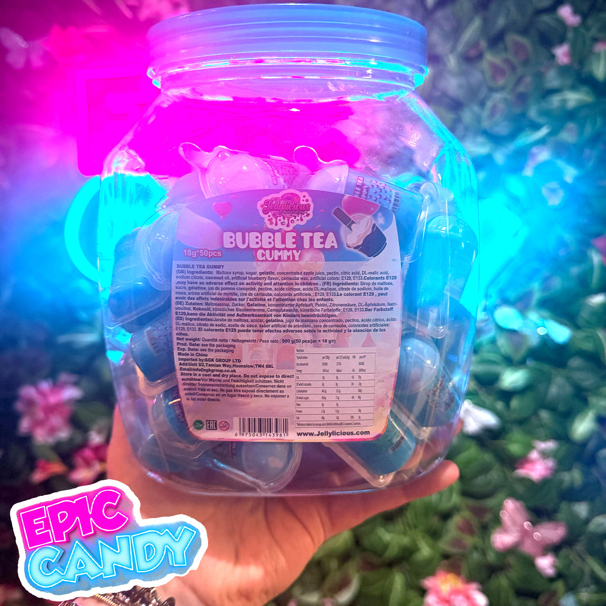 jellylicious Bubble Tea Gummies 18g (50 pcs)