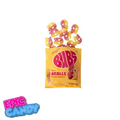 Bubs Sour Skulls Lemon Raspberry 156g