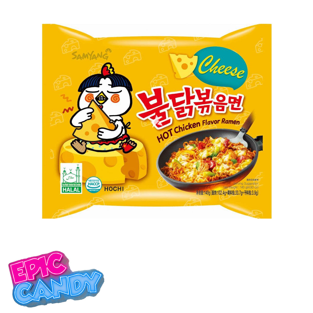 Buldak Samyang Cheese Ramen — 140 g